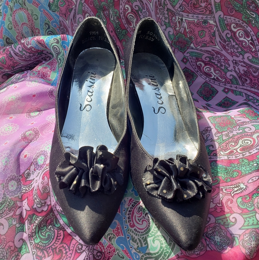 Black Kitten Heels